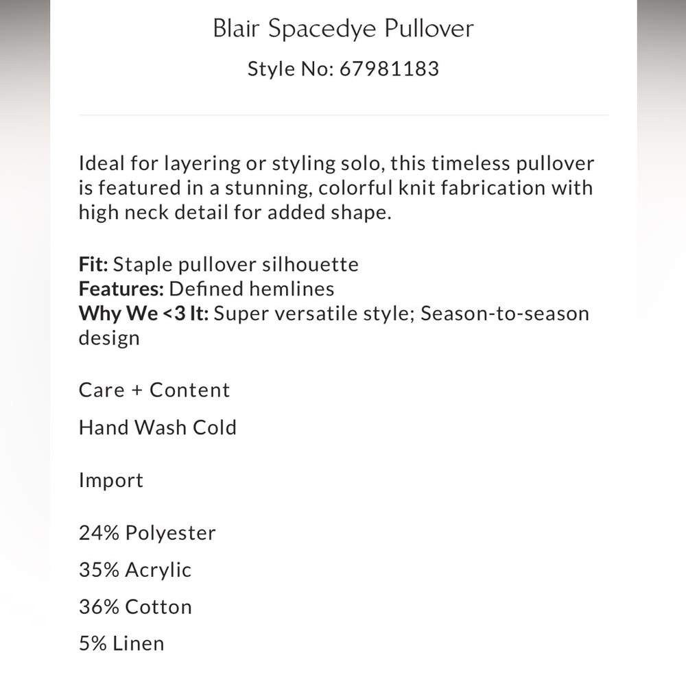 Multi Color Pullover - image 2